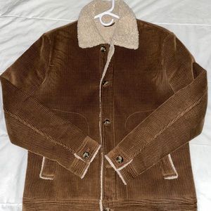 Zara Corduroy Sherpa Jacket